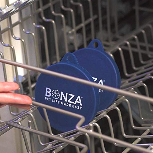 Bonza Pet Food Can Covers, Set Of 2 Universal Silicone Can Lids For Dog Or Cat Food Can Covers, Bpa Free, Food Safe, Dishwasher Safe #TOP6