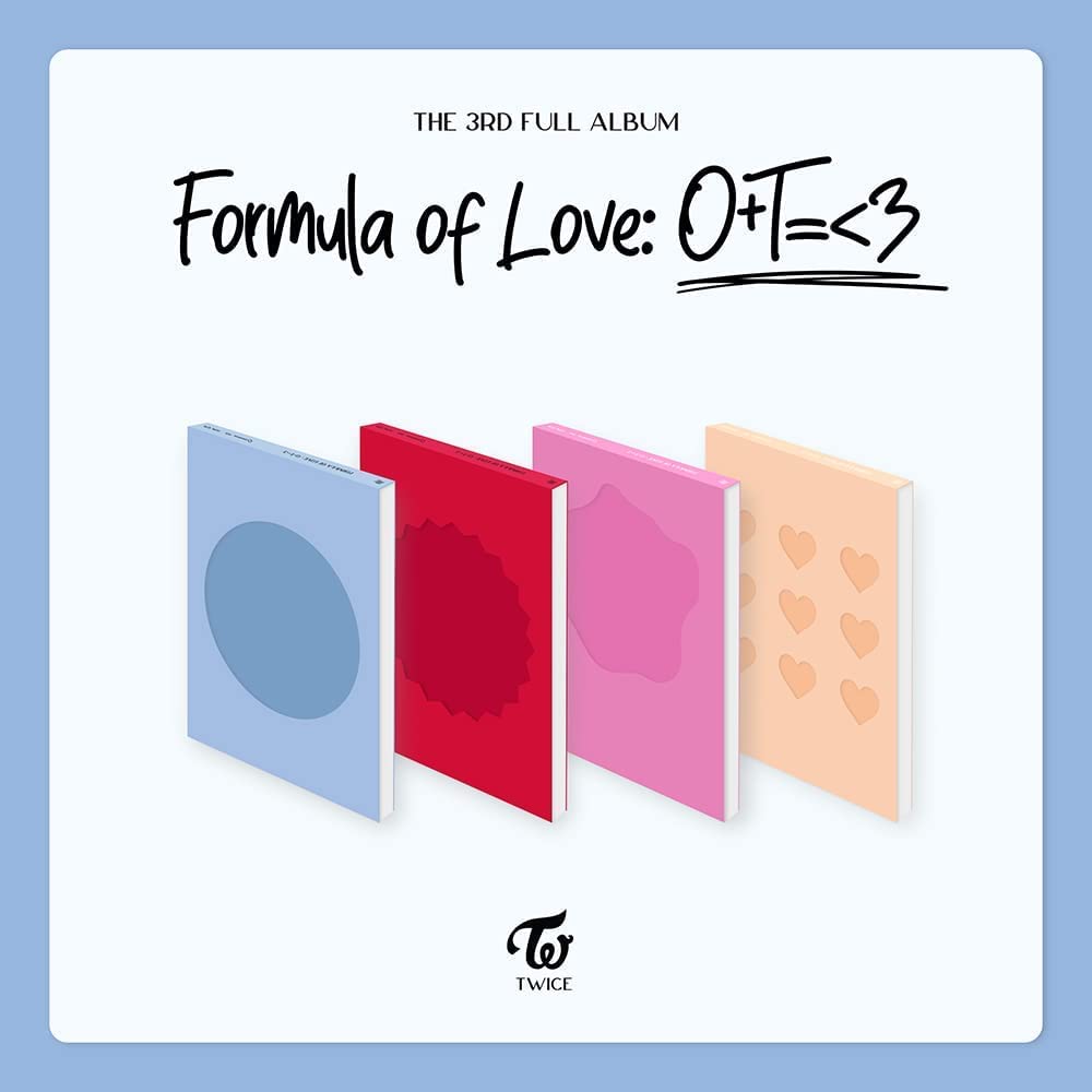 Jyp Entertainment Multicolor Twice Formula Of Love: O+T=<3 (Vol.3) Album + Pre-Order Benefit + Folded Poster + Extra Photocards Set (Break It Ver.)