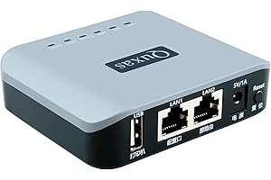 Upgraded Wireless Print Server 1 Port USB 2.0 Network Printing for Home or Office