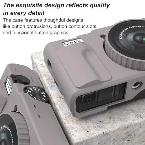 Funda de silicón para cámara Panasonic LUMIX ZS99 miniatura 7