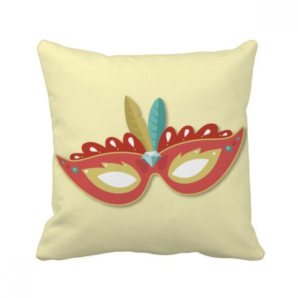Coussin Carnaval de Venise Orange pour une Ambiance Canapé Chaleureuse