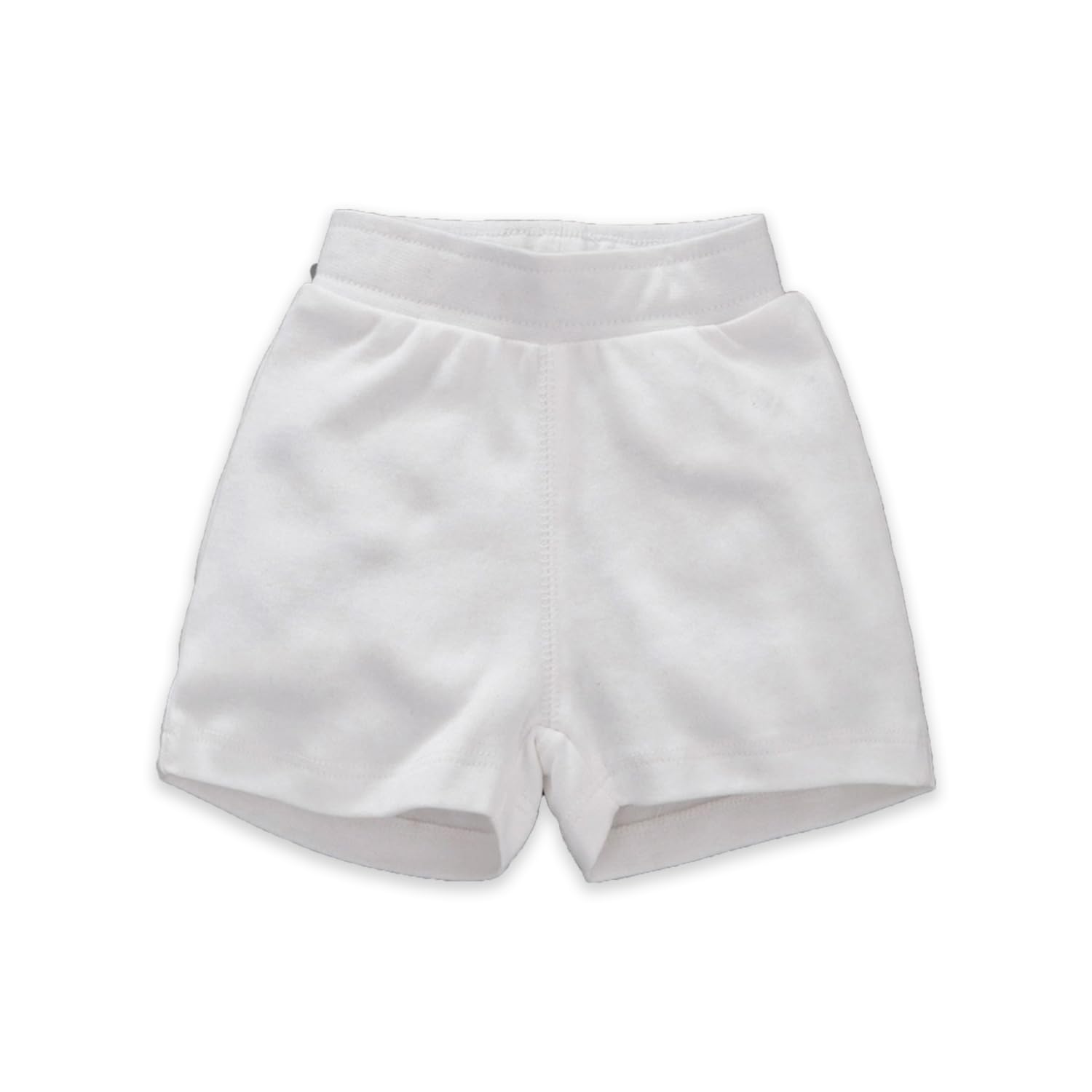 My Milestones Casual Cotton Shorts for Kids/Baby Girls - Pack of 2 (Peach/White) (6 to 9 Months) - Image 2 thumbnail