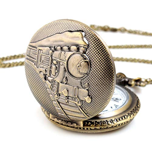 Carrie Hughes Vintage Pocket Watch with Chain in Box