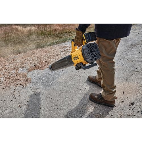 Image of DEWALT DCMBL562N-XJ 18V XR Cordless Brushless Axial Blower - Bare Tool, 450 CFM Air Volume & 200 km /h Air Speed, Ideal Gardening Tool for Cleaning Debris, Waste & Leaves, Battery NOT Included