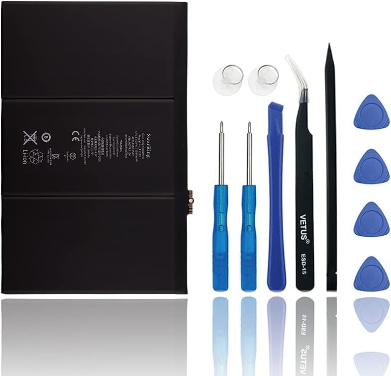 SwarKing Replacement Battery A1389,616-0592, 616-0593, 616-0604 Compatible with iPad 3 A1416, A1430 iPad 4 A1458, A1459, A1460 with Tools