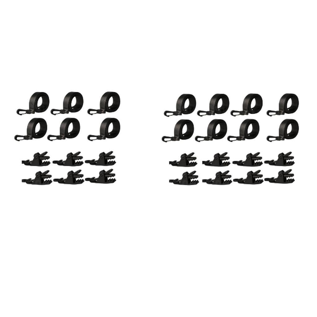 Correas de Sujeción para Cubiertas Solares de Piscinas, Kit de Fijación Versátil para Piscinas, Conexión Segura, Juego de 8 Uds.