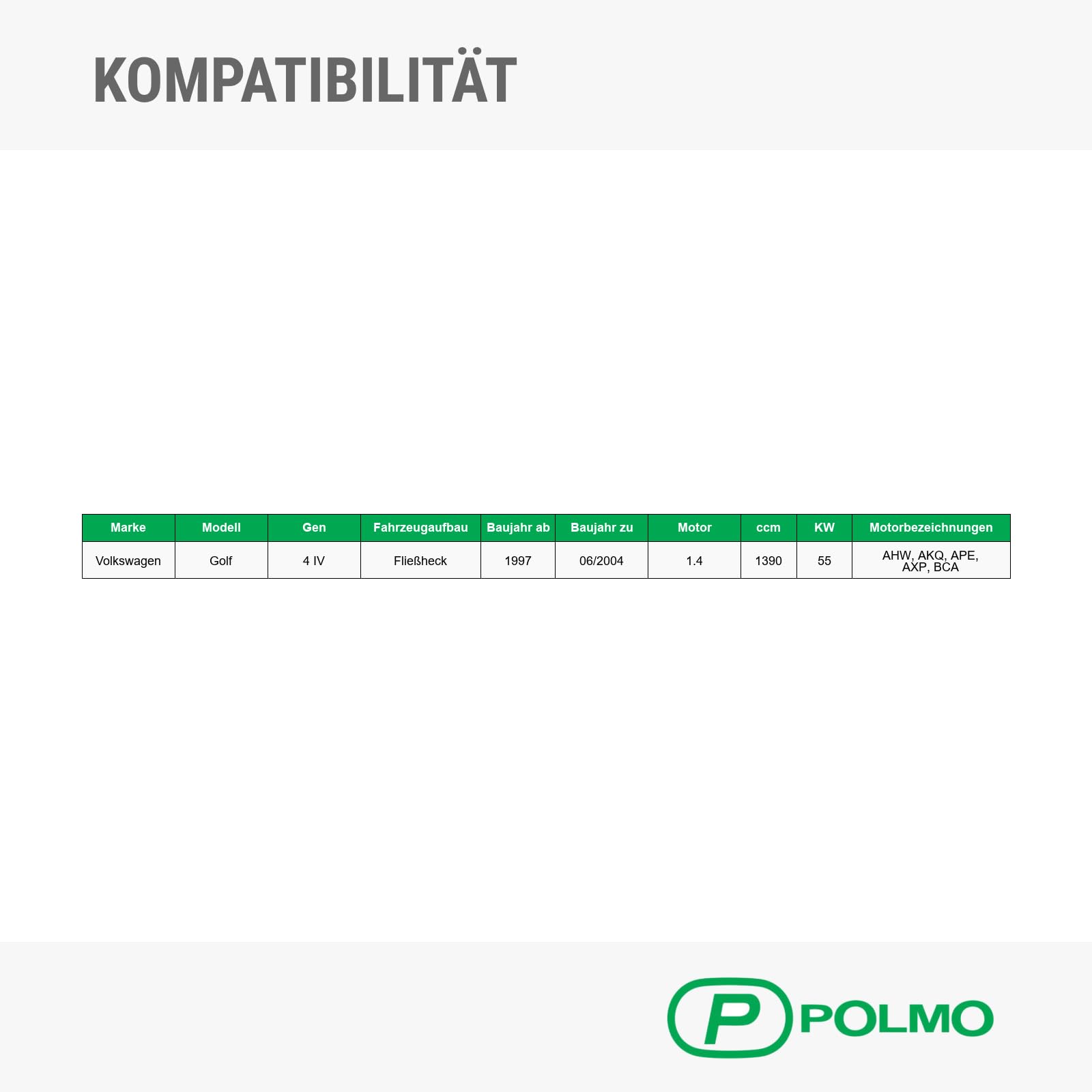 POLMOstrow Auspuff Endtopf für VW Golf 4 IV 1.4 Fließheck 1997-06.2004
