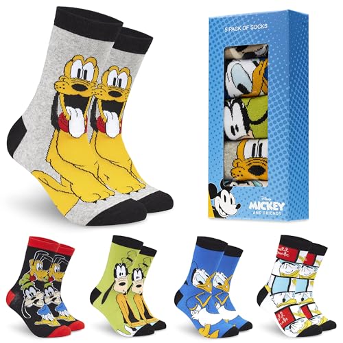 Mario Herren Socken 5er-Pack - Crew Socken Mit Nintendo Designs