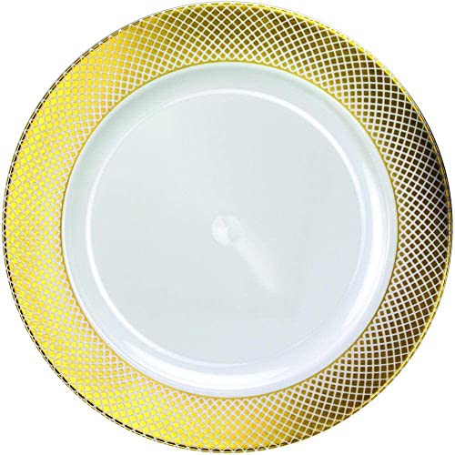 Lillian Collection Luxurious Gold Round Charger Plate - 12