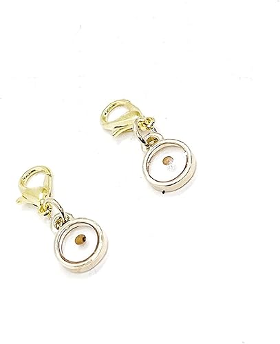 Clip On Charm, Faith Charms, Mustard Seed Charm, Matthew 17 20 Charm, Mustard Seed Faith Gift, Christian Gift, Single Charm or Set (Set of 2 Charms)