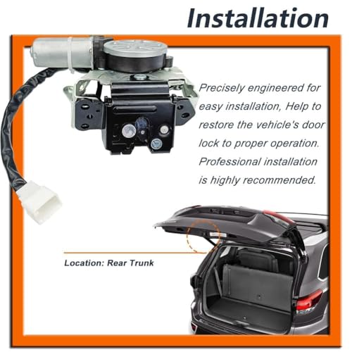 Image of Trunk Latch Compatible with 2010-2019 Highlander, 2013-2015 RAV4, 2009-2016 Venza, 2011-2020 Sienna Power Rear Liftgate Tailgate Lock Actuator Assembly