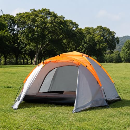 Carpa túnel para camping 3-4 personas impermeable 310x220x150cm miniatura 4