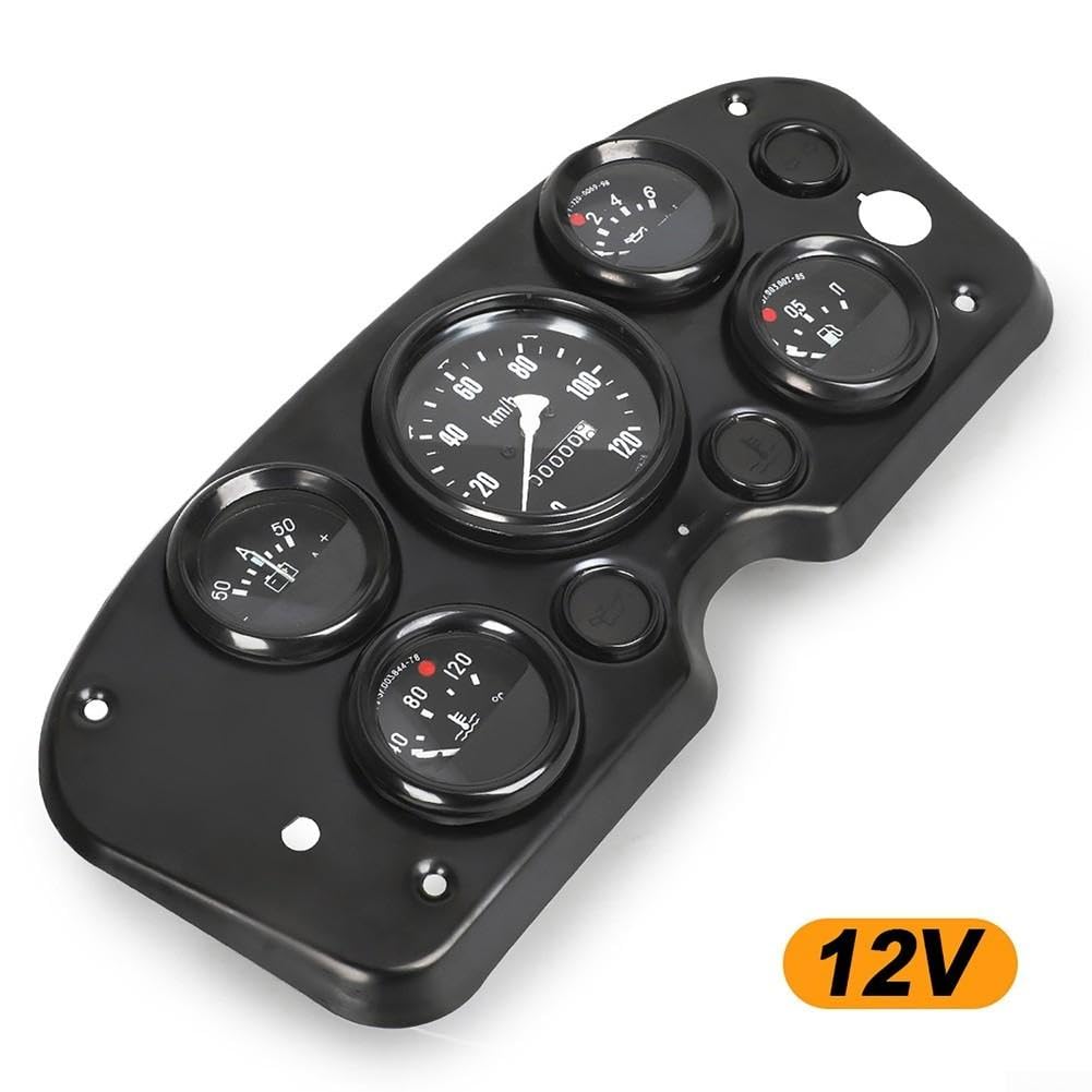 Kit di monitor per veicoli da 12 V, tensione e pressione dell'olio, per