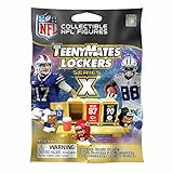Teenymates Party Animal 2021 - 2022 Lockers NFL Series 10 (X) Gold Highlights Football Figures...