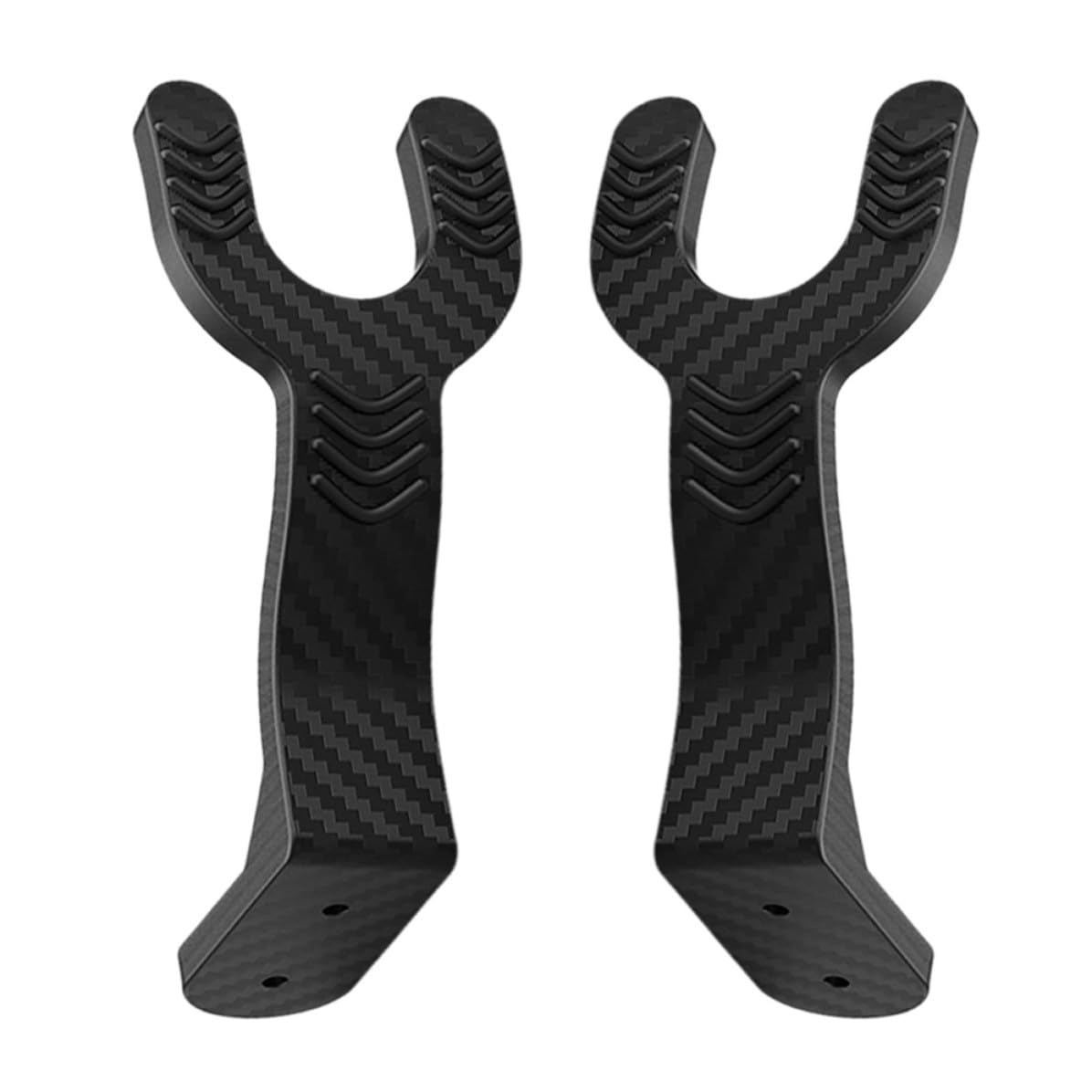 Cabilock 8 Stück Helm Wandhaken aus Abs Schwarz für Motorradhelme und | Werkzeuglose Montage, Platzsparende Aufbewahrung, Einfache Form, für Wand oder Andere Flächen