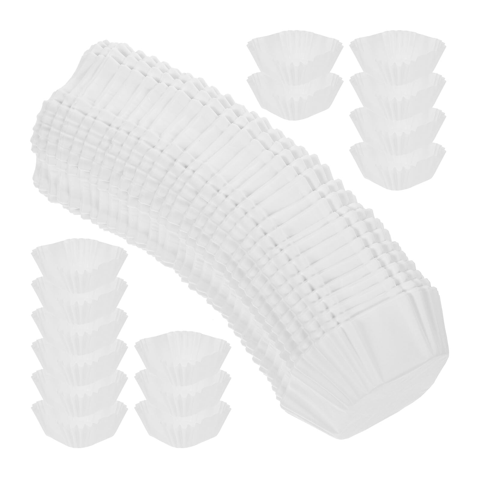 3000 Moldes Cuadrados para Cupcakes y Muffins de Papel Resistentes al Horno Tecnología Antigrasa Ideales para Hornear Mini Pasteles Brownies y Magdalenas Casa o Eventos
