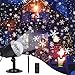 Abosea Luci del Proiettore di Natale, Fiocco di Neve Luci del Proiettore LED con Telecomando, Lampada di Proiezione Della Nevicata Rotante Impermeabile All'aperto per la Decorazione Dell'interno Della