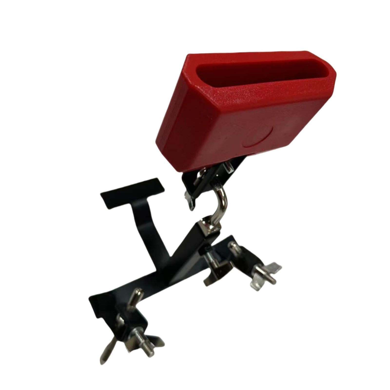 El soporte de abrazadera para cencerro para montaje en pedal de percusión mejora el rendimiento del baterista con fácil acceso al martillo de