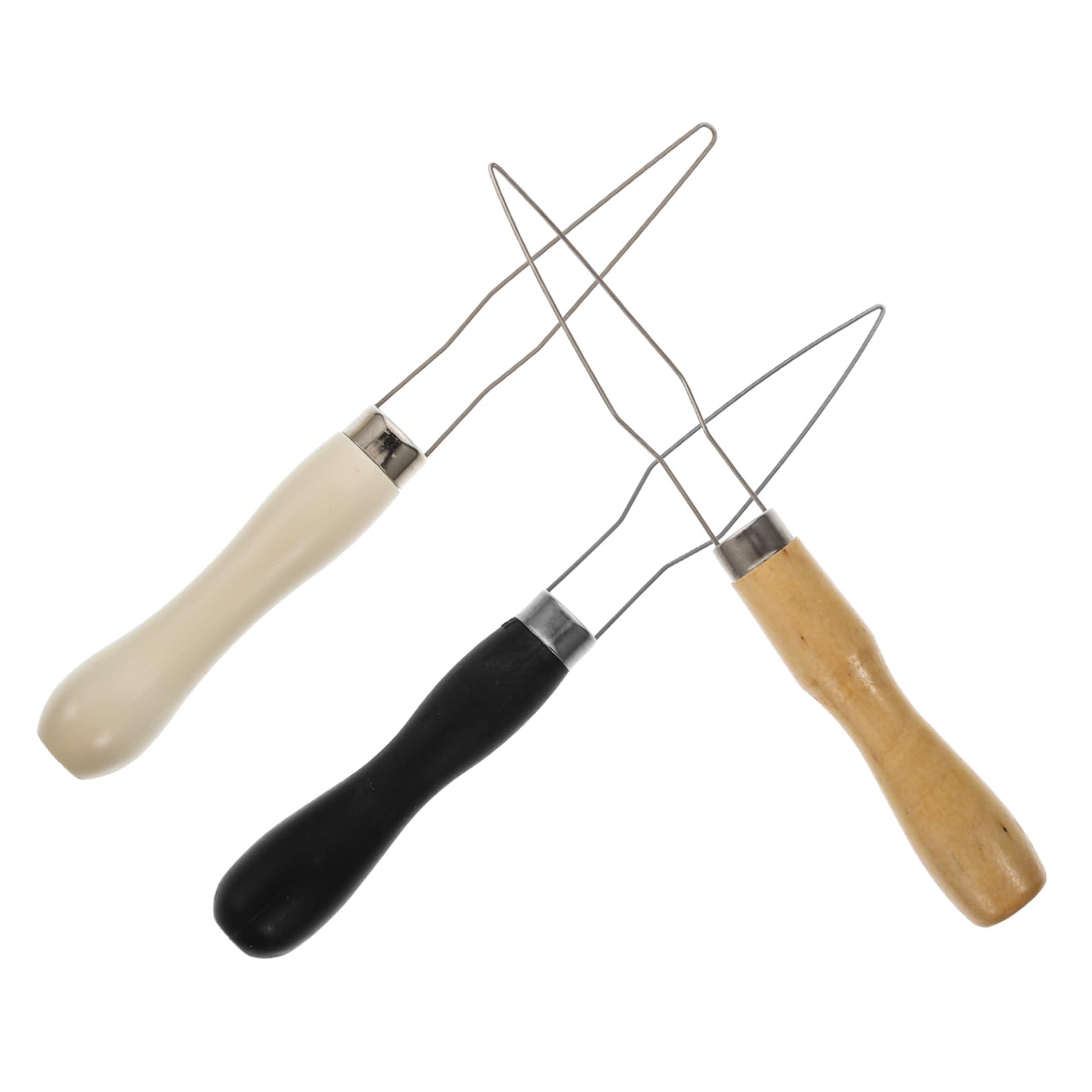 HOMOCONO 3pcs Button Threader Grip Button Hook Helper Hook Button for Clothes Zipper Pull Helper Shirt Buttoner Tool Button Hook Aid Handle Button Puller Tool Tools Button Pull Plastic