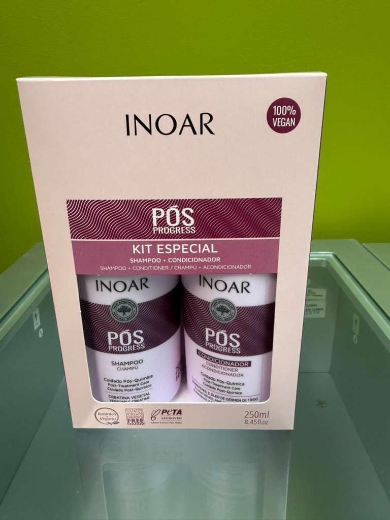 INOAR Duo POS Progress Shampoo und Haarkur Set 250 ml