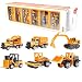 Produktbild ZREAL 6 Stücke / 7 Stücke Auto Kinder Traktor Geschenk Spielzeug Alufelgen Rutsche Vorne Auto Lernspielzeug Modell Geschenk