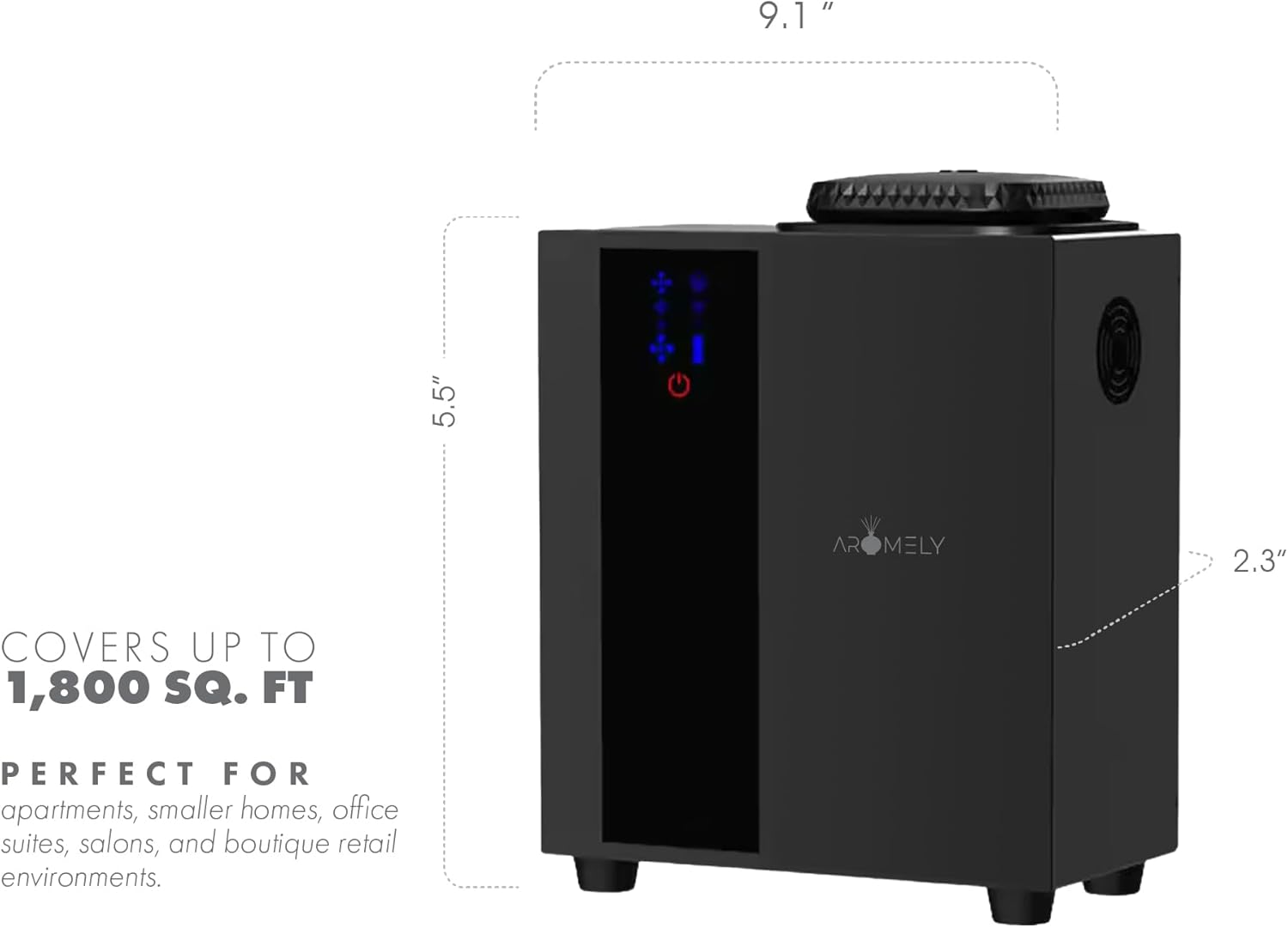 Smart Bluetooth HVAC Scent Diffuser - Whole Home & Commercial Aroma System, Waterless Aromatherapy, Ideal for Whole House and Office Scenting, App Controlled Perfect Aroma Diffuser Up to 1,800 SQFT - Image 7