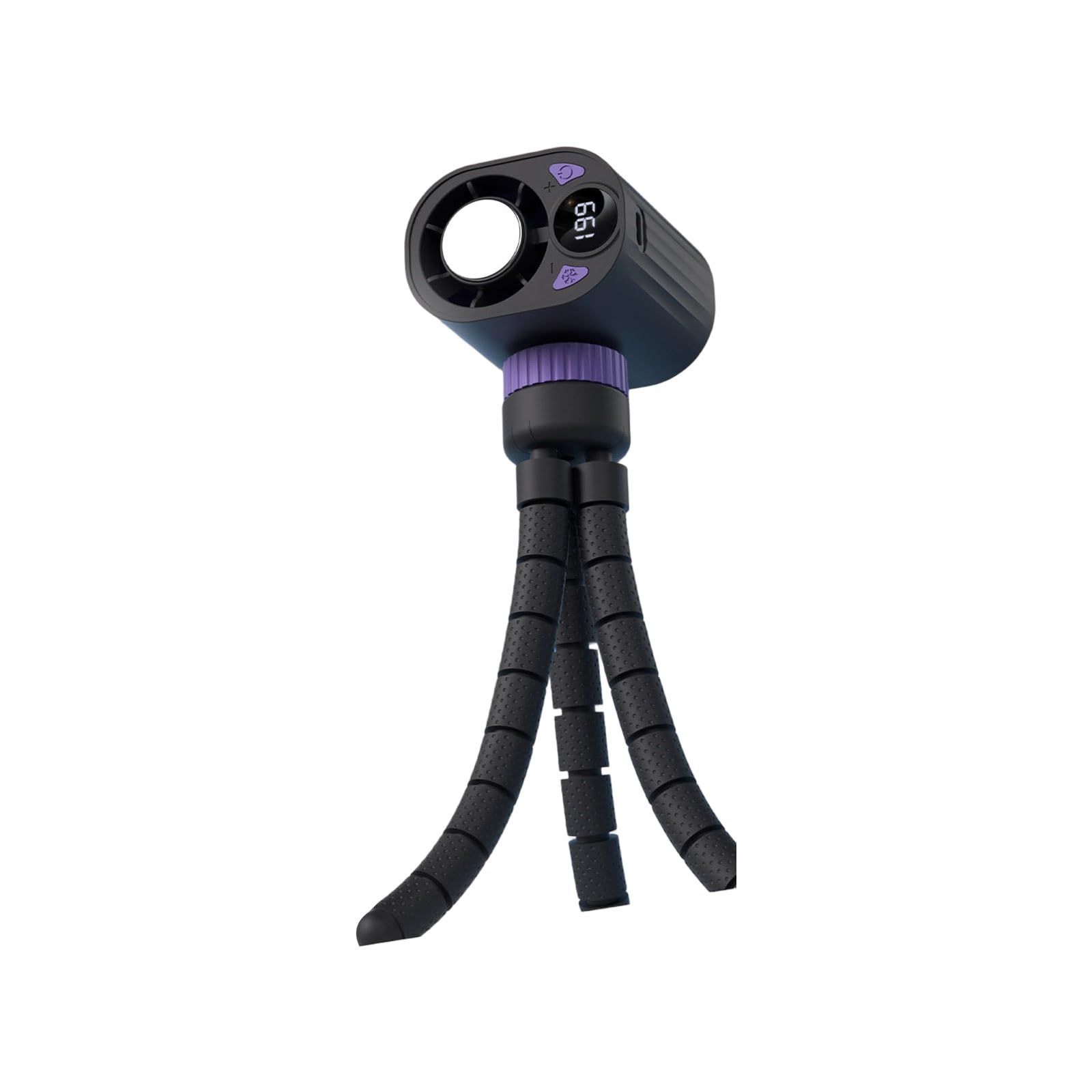 Xjdzineq Clip Fan Rechargeable Portable with Various Speed Cooling Flexible Mount for Strollers Outdoor Flexible Cephalopod Fan
