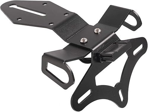 Miniatura 3 de Kit eliminador de guardabarros de motocicleta Tail Tidy Soporte de placa de matrícula de aluminio para Kawasaki ZX10R 2016-2020 (negro)