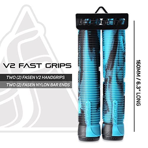 Fasen V2 Fast Grips - Teal/Black #TOP1