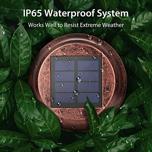 Xmcosy+ Solar Pathway Lights Outdoor, 6 Pack Rgbw Solar Outdoor Lights, Auto On/Off Ip65 Solar Lights Outdoor Waterproof, Led Solar Garden Lights Outdoor For Landscape Patio Lawn Driveway & Walkway #TOP5