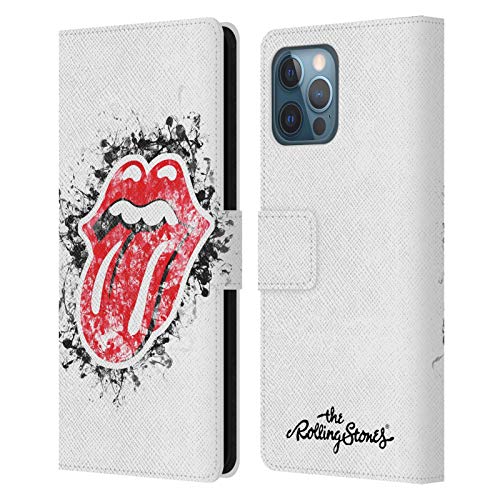 The Rolling Stones funda libro iPhone 12 Pro Max carcasa cuero antigolpes