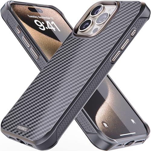Coque iPhone 15 Pro Max REBEL évitez les chutes avec les côtés antidérapants