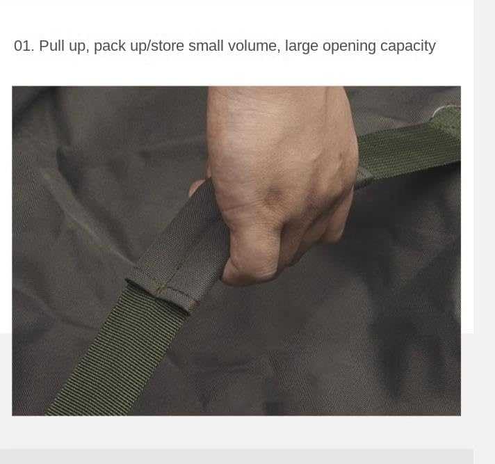 Zusammenklappbarer Outdoor-Allzweckwagen, Aufbewahrungswagen – Festivalwagen, Campingwagen, Gartenwagen, tragbarer Transportwagen, Strandwagen, zusammenklappbarer Camping-Picknickwagen, praktischer W – Bild 6