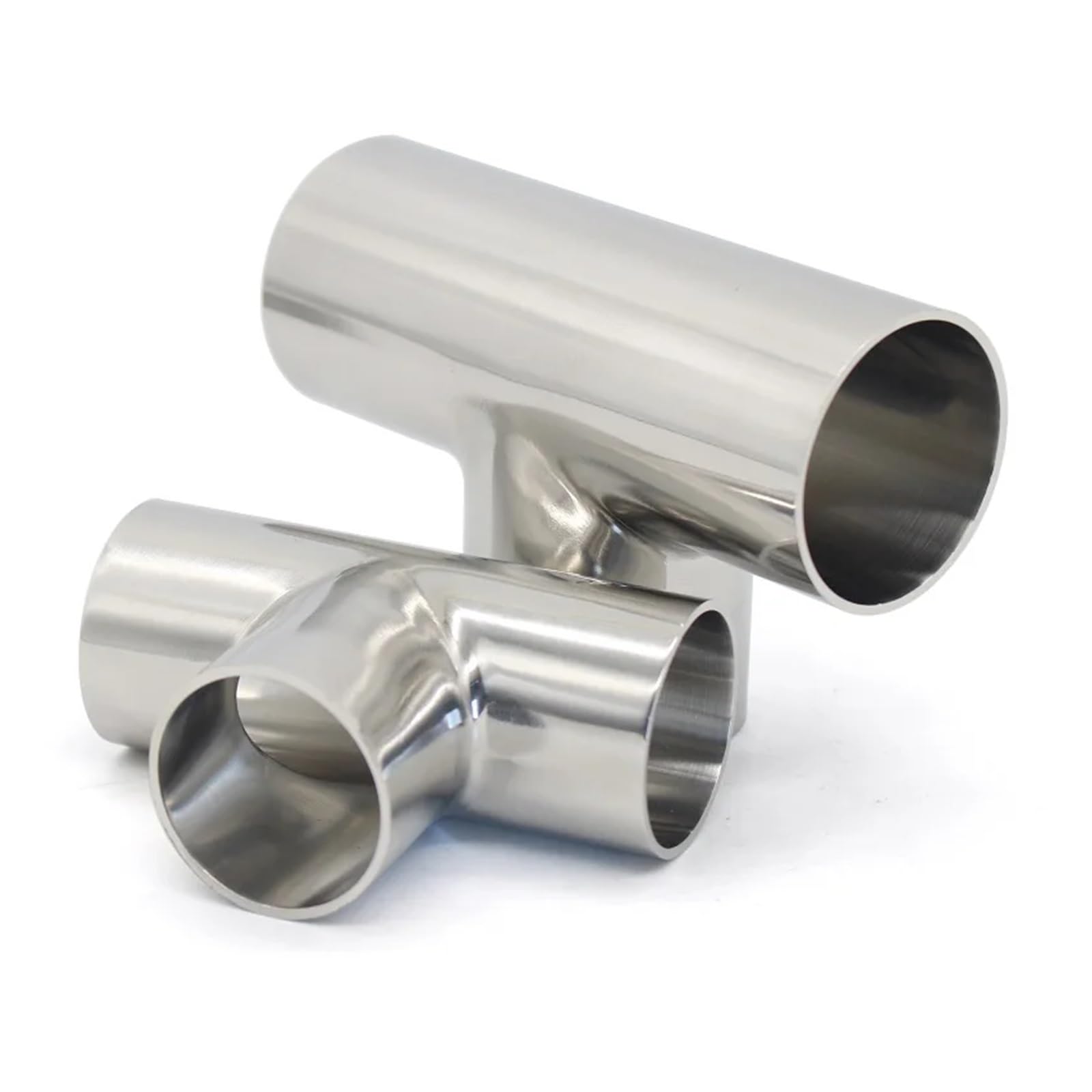 1pc 19-102m Pipe Outer Diameter Butt Welding Tee Tee Connector Fitting SS304/316L Stainless Steel Self-Made(SS304,OD12.7mm)