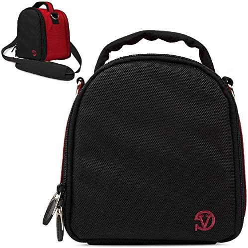 VanGoddy Laurel Red Carrying Case Bag for Nikon CoolPix Series Compact to Advanced Digital Cameras