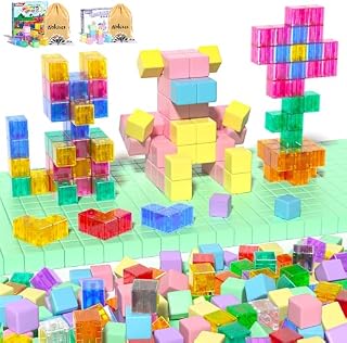 Apluses 96PCS Magnetic Building Blocks Set – Magnetic Cubes, STEM Montessori Sensory Toys for Toddlers, Classroom Learning & Creative Play Gifts for Kids Ages 3+