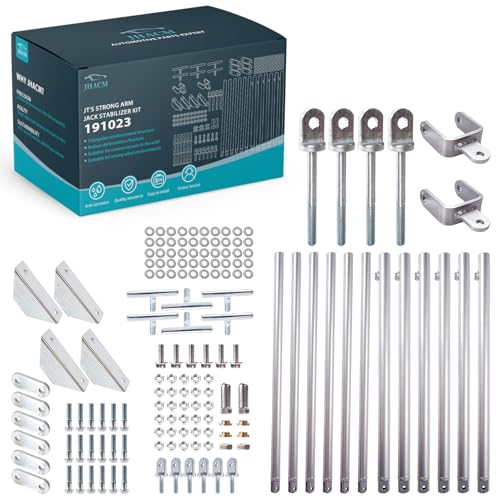 Image of 191023 5th Wheel Stabilizer Kit - Easy Bolt-On Install, Fits All Models, Telescoping Design, Stops Shaking, JT's Strong Arm 5th Wheel Jack stabilizer
