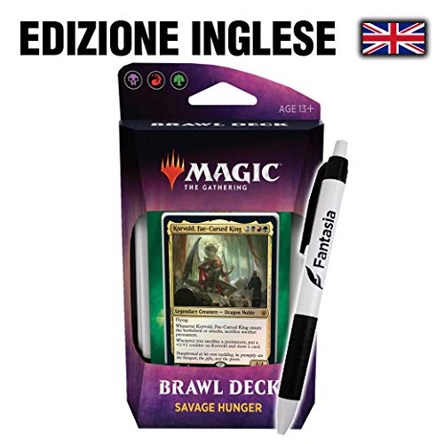 Fantàsia Savage Hunger (Eng) - Brawl Deck Throne of Eldraine + Penna