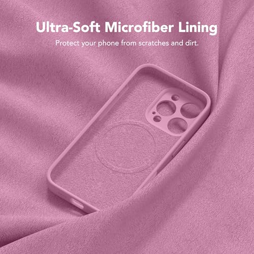Image of Magnetic for iPhone 16 Pro Max Case, Compatible with MagSafe, [Full Camera Protection][Screen Protector] Silicone Shockproof Protective Phone Case for iPhone 16 Pro Max 6.9 inch, Blackcurrant