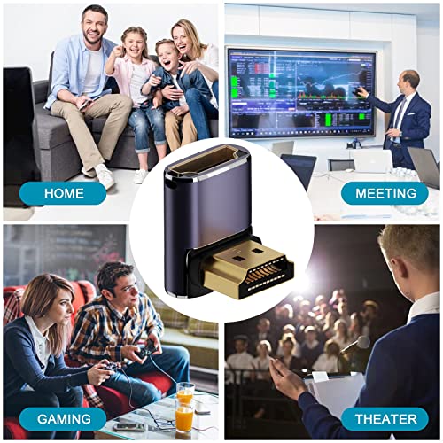 Adaptador HDMI 2.1 Ángulo Derecho AreMe 8K 2 Pack miniatura 4