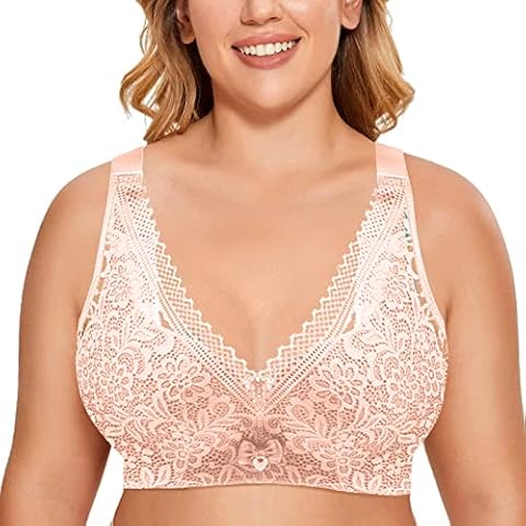 Black Lace Back Support Bras for Women Cover