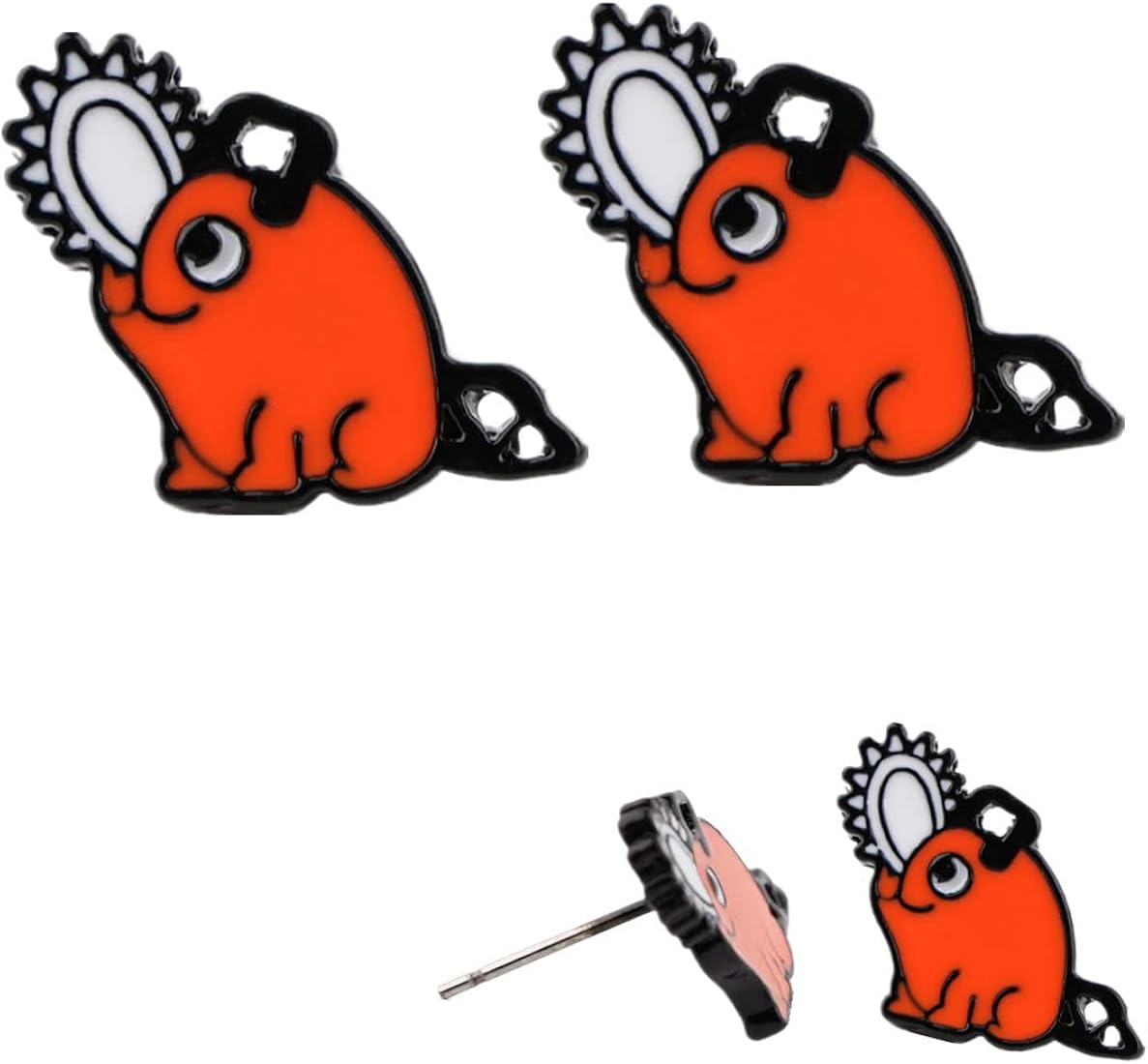 まで値下げ中⭐︎超美品 ☆クマさんとロックな猫ちゃんイヤリング