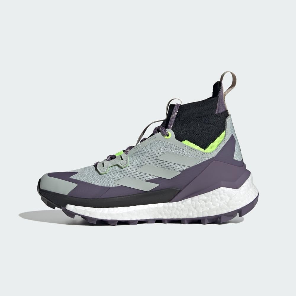 adidas Terrex Free Hiker 2 Womens Shoes Size 7.5, Color: Wonder Silver/Wonder Silver/Lucid Lemon - Image 8