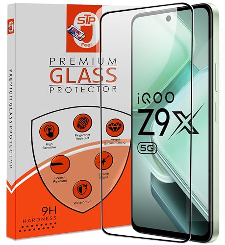 Image of Premium Tempered Glass Screen Protector Guard For IQOO Z9X 5G / Oppo A3X 5G (6.72 Inch, Pack of 1) | Edge to Edge Coverage With Easy to installation kit