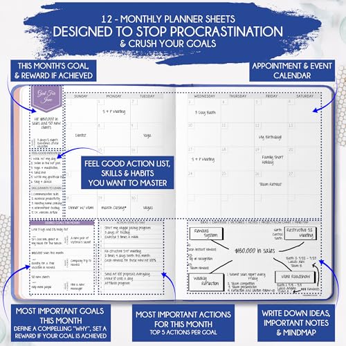 Image of 2027 Planner Weekly and Monthly & Manifestation Journal for Women