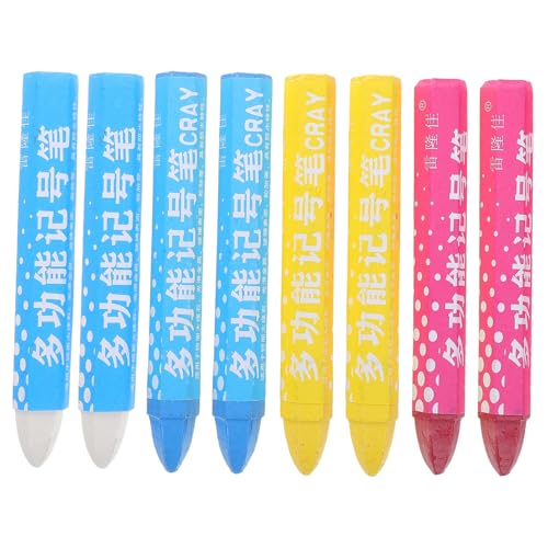 Gatuida 8pcs Tire Marking Pen Car Paint Marker Automotive Tool for Alignment Repair Water Oil Resistant Crayon for Tire Shops and Auto Maintenance