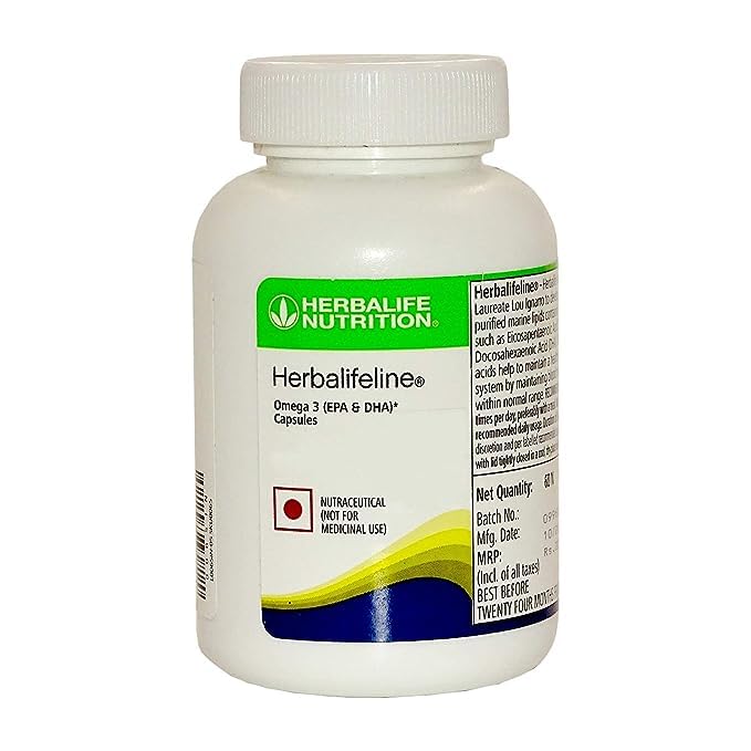 H24 Herbalifeline with Omega3 Fatty Acids, EPA & DHA 60 Capsules