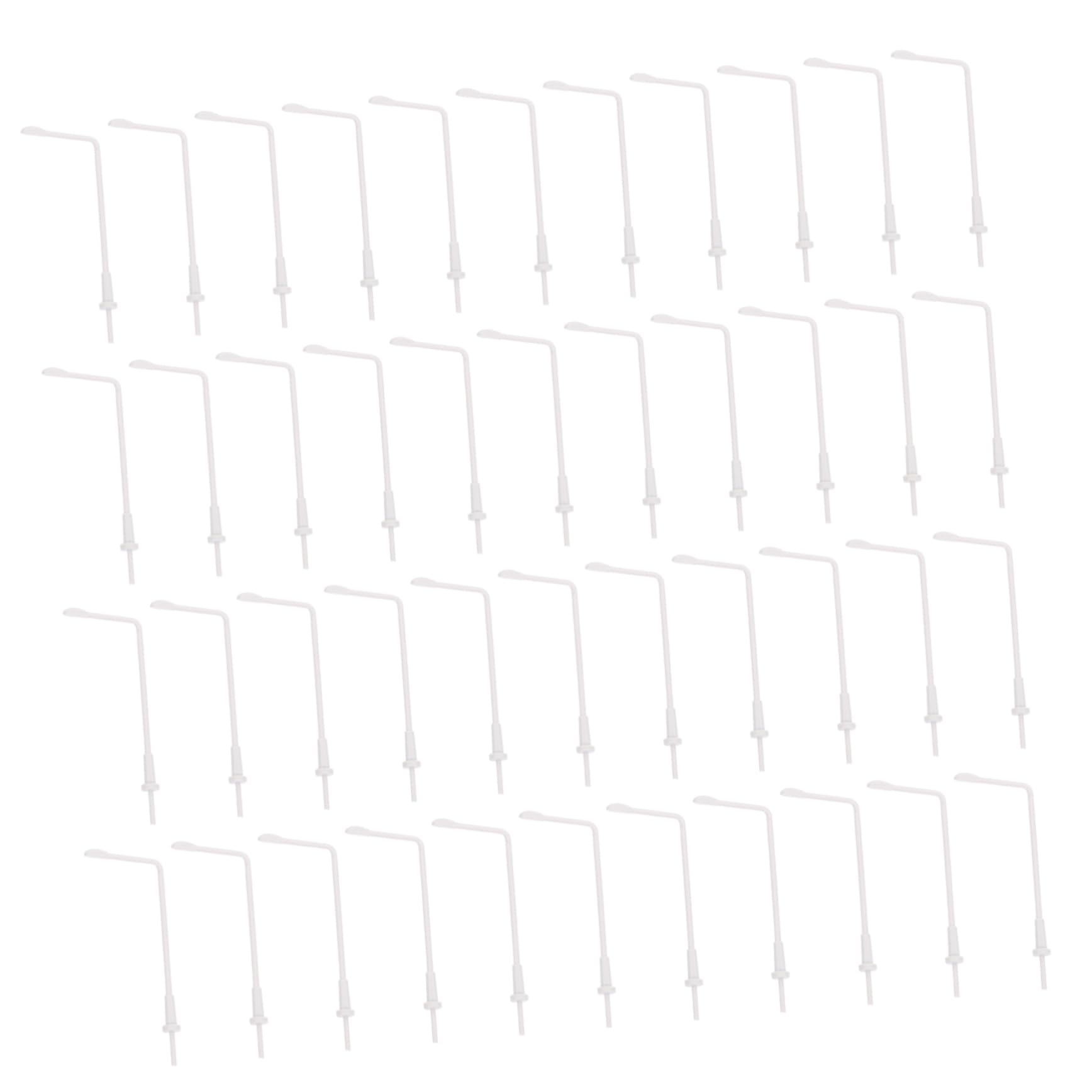 JOINPAYA 100pcs Miniature Street Light Models Lightweight Landscaping Decor Vivid Simulation Lamp Post for Model Railways Accessories Creative Adornments
