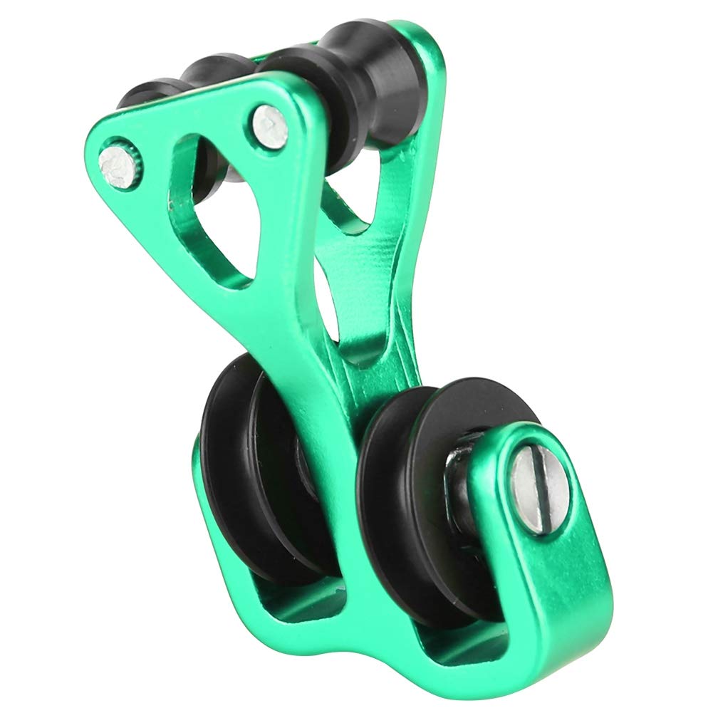 Pongnas – Câble De Glissière Pour Arc Compound, En Alliage D'aluminium, Roue Basse Friction, Vert, 30g