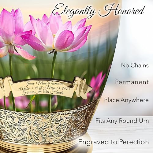 Image of Lotus Cremation Urns for Human Ashes Adult Female Decorative Urns for Ashes